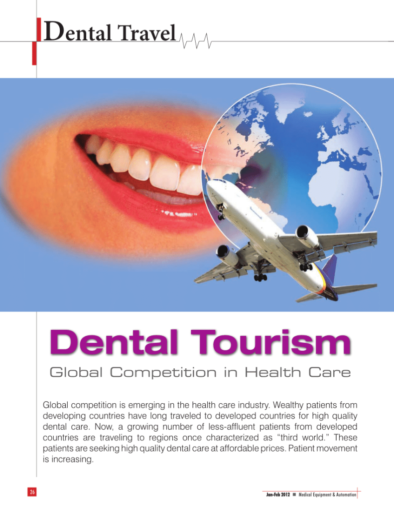 Oral Health Tourism For Families And Groups