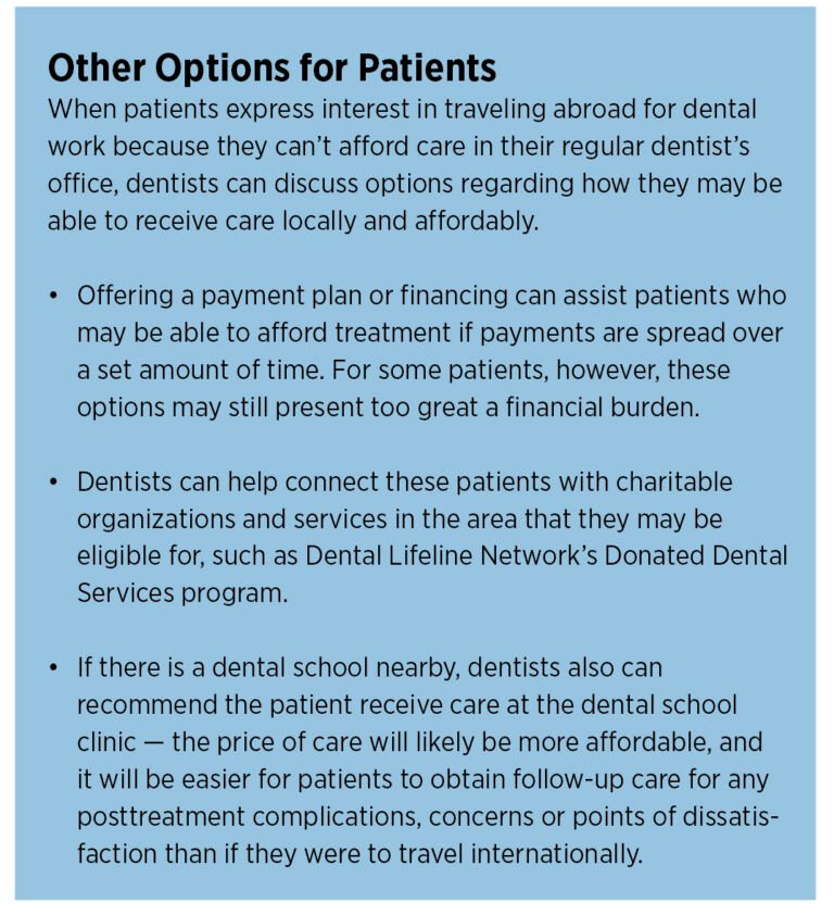 Dental Tourism And Post-Treatment Care: Follow-up Guidelines