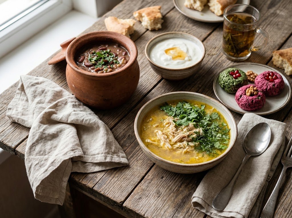 מנות גאורגיות רכות להחלמה אחרי ניתוח שיניים: לוביו, מצוני, צ׳יחירטמה ופחאלי